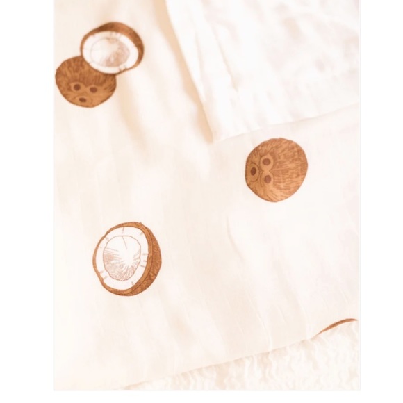 Kahakai Kids NWT Muslin Coconut Keiki Lounger Crib/Todfler Bed Blanket - Picture 5 of 9